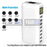 Charging Station - 8- Port USB Charger Charging Station For Multiple Devices With LED Display (Laptops/Tablets/Phones)