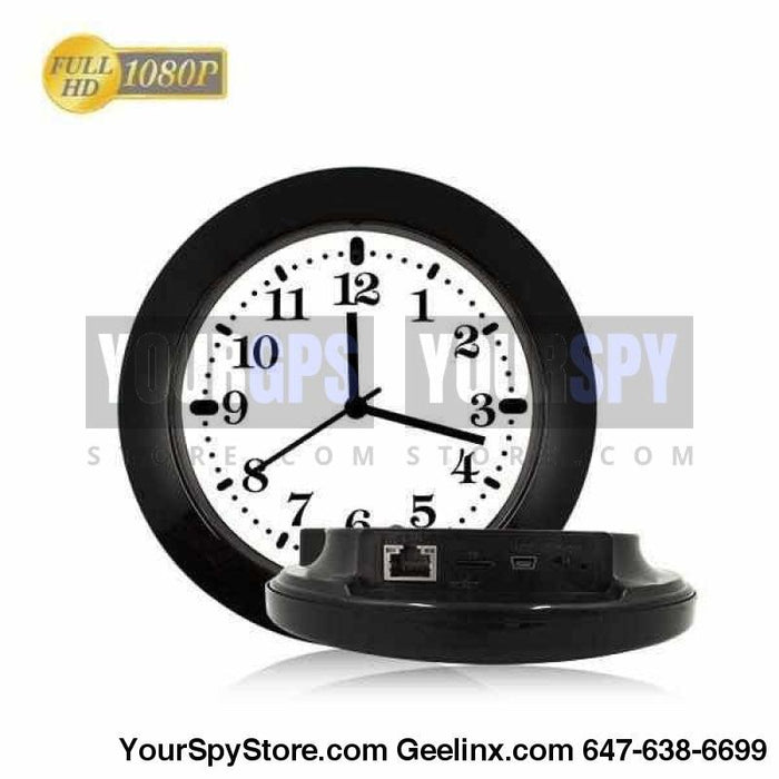 Clock Camera - HD 1080P Wi-Fi Wall/Desk Clock Wi-Fi Camera