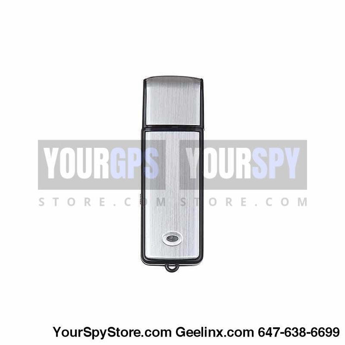 Digital Voice Recorder - 8GB - 2 In 1 SPY USB Digital Voice Recorder Dictaphone USB Flash Drive Continuous 24 Hours Battery (Up To 93 Hrs Recording Time)