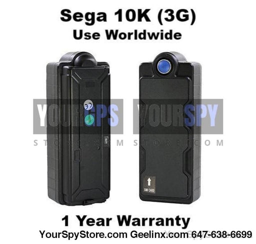 GPS Tracker - New SEGA 10K - 3G Magnetic Real Time GPS Tracker Car Truck Vehicle Tracking Device Worldwide Use Anti Theft Multi-Functional Built-in Battery & Antenna IPX7 Resistant Battery Life 30-800 Days