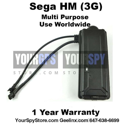 GPS Tracker - New SEGA HM - 3G Multi-purpose Hardwired & Magnetic Real Time GPS Tracker Car Truck Vehicle Fleet Tracking Device Worldwide Use Anti Theft Multi-Functional  Built-in Battery & Antenna IPX7 Resistant Battery Life 14-400 Days