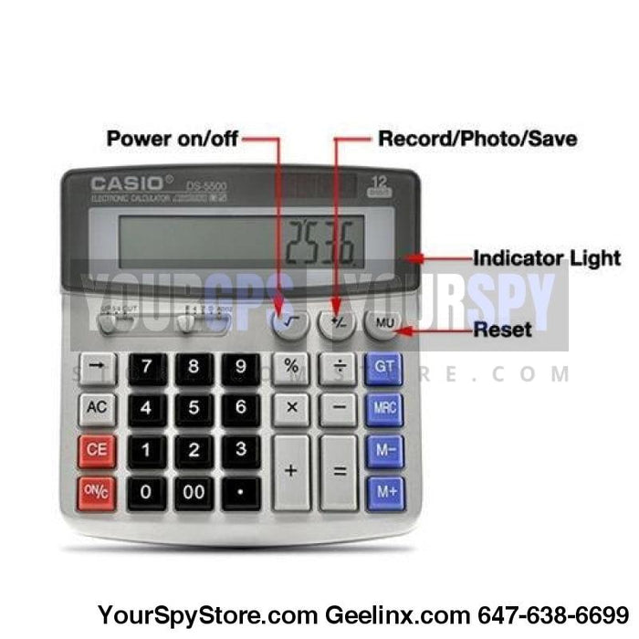 Hidden Camera - Spy Calculator Hidden Camera -  4GB Record Audio/Video/Pictures