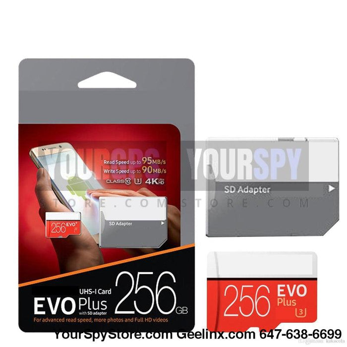 Memory Cards - 256GB Micro SDXC EVO+ Memory Card W/ Adapter