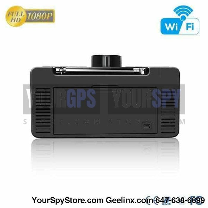 Radio Camera - HD 1080P Wi-Fi Weather FM Radio Security Camera