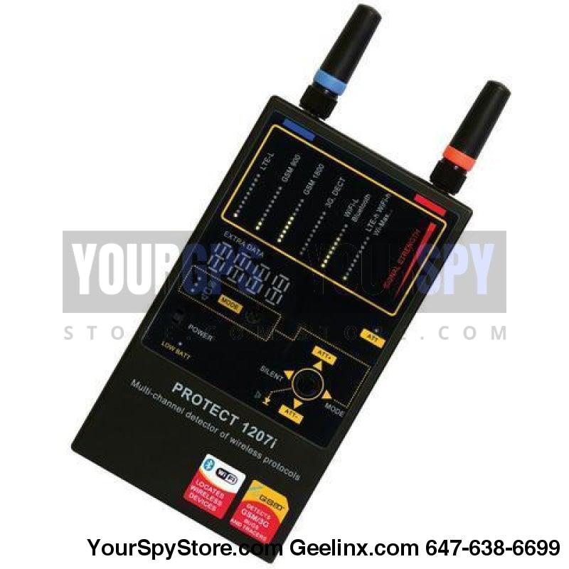 Spy Bug Detector 1207i Camera Phone GPS Tracker GPRS RF WiFi Bluetooth 3G  4G LTE RF Finder